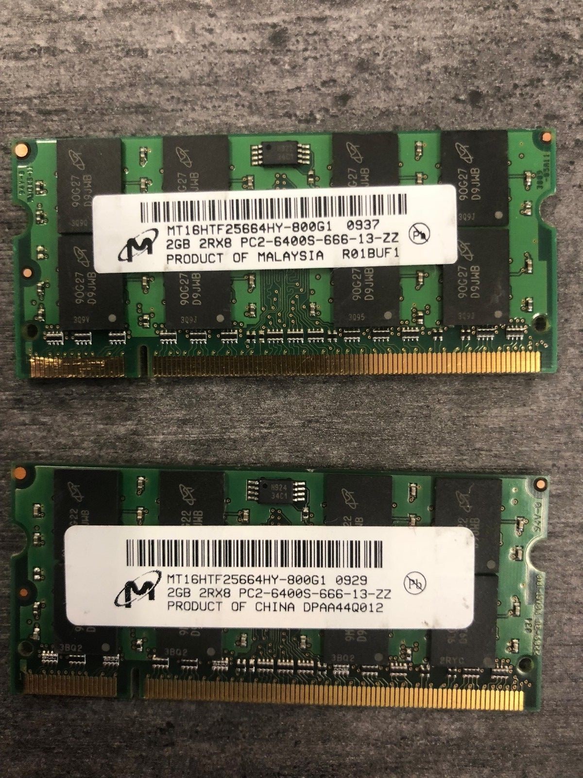 4GB (2x2GB) PC2-5300s DDR2-667MHz Laptop Memory SODIMM Intel 200pin US