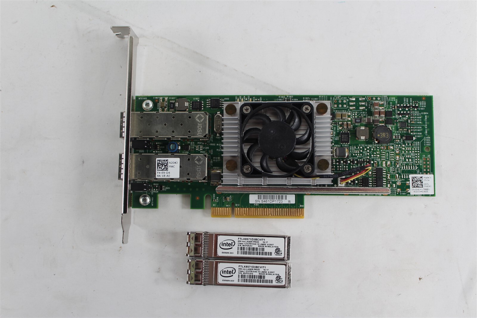 Dell N20KJ Broadcom 57810S 2-Port 10Gb PCIe Full Profile Network Adapter w/ SFP