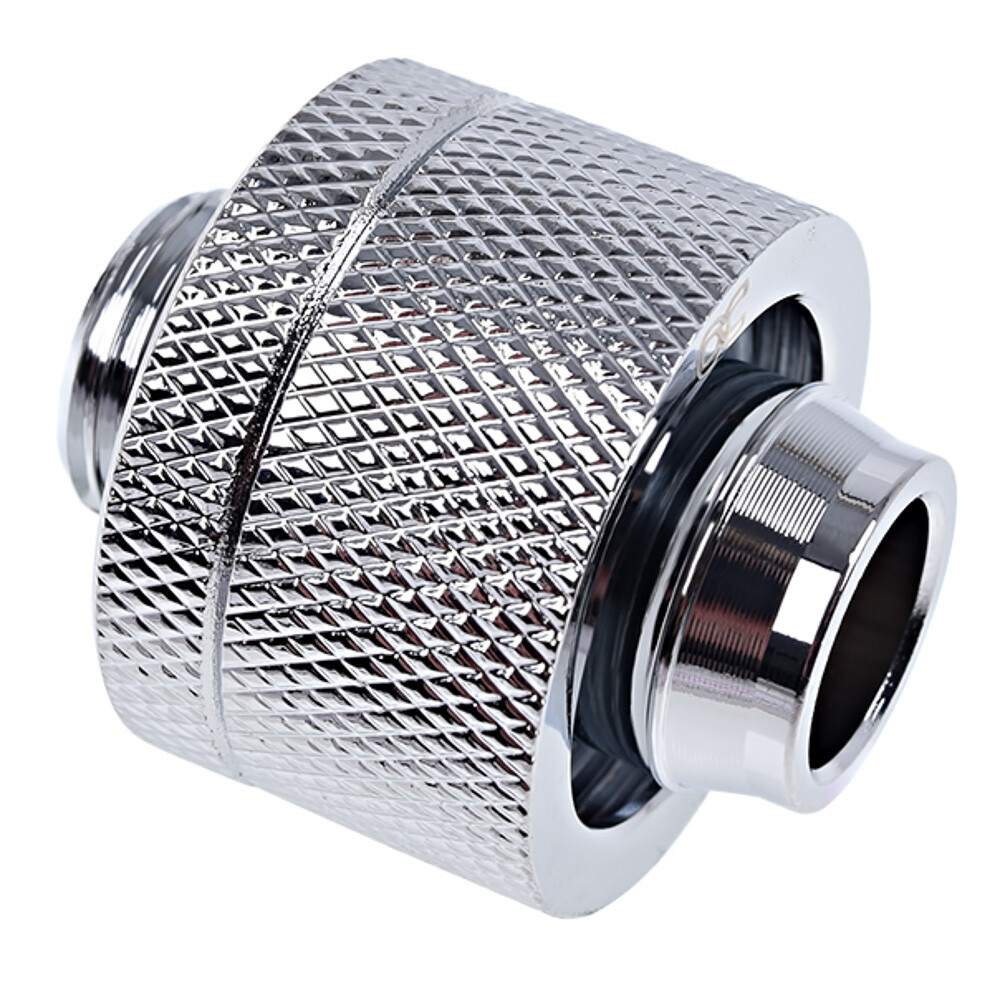 Alphacool G1/4″ 13mm ID, 19mm OD Fitting, Chrome, 12pk