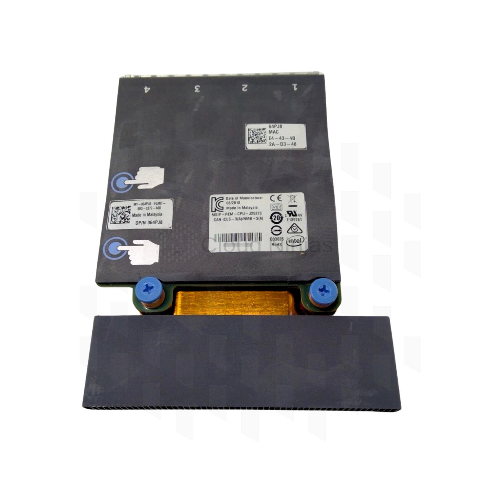 Dell Intel 64PJ8 4x10GbE RJ45 Copper Ethernet Network Daughter Card NDC X550-T4