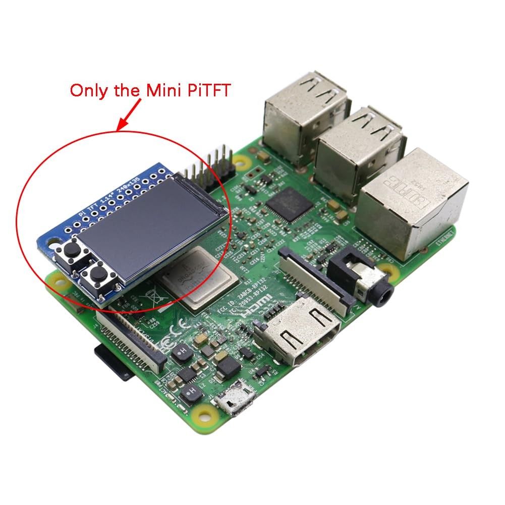 Mini PiTFT 1.14″ LCD Display 135×240 Color TFT Add-on LCD Module for Raspberr…