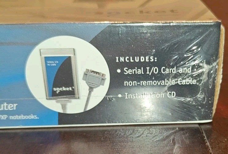 Socket SL0707-078 Rugged Serial I/O PC Card SIO Hi-Speed PCMCIA 2.0