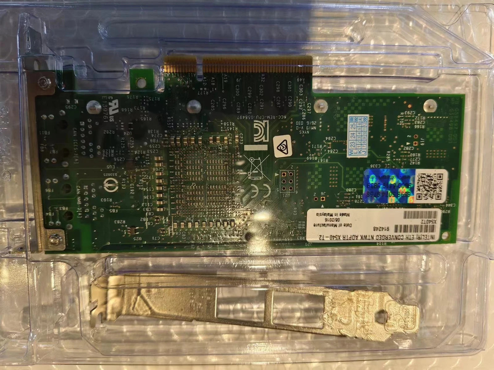 ORIGINAL intel X540 X540T2BLK 10Gb DUAL PORT NIC NETWORK ADAPTER w/ Yottamark