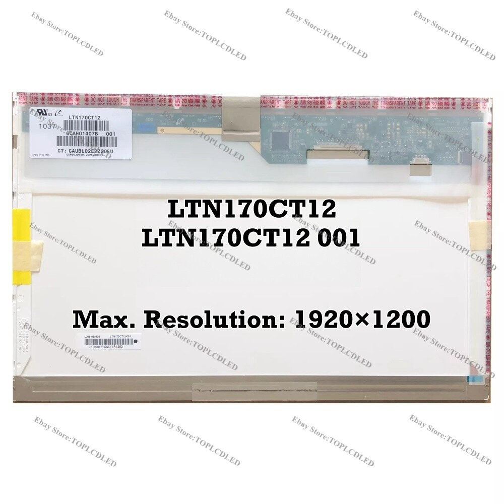 LTN170CT12 LTN170CT12 001 FHD+ 1920×1200 For HP Elitebook 8740W LCD Screen Panel