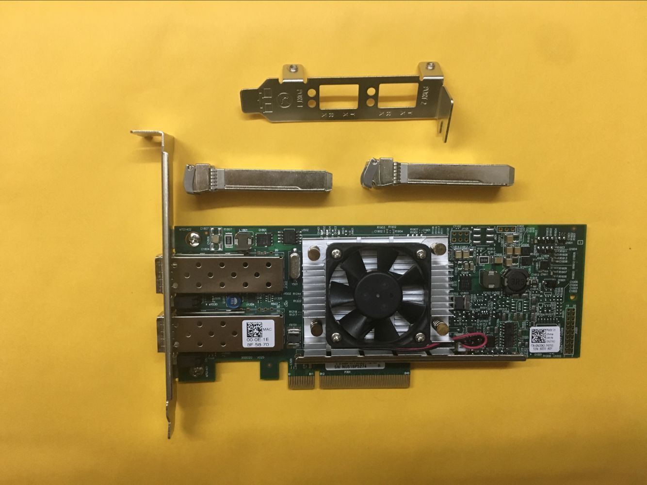 DELL Broadcom N20KJ BCM57810S Dual Port 10Gbe Network Card + 2* Multimode SFP+