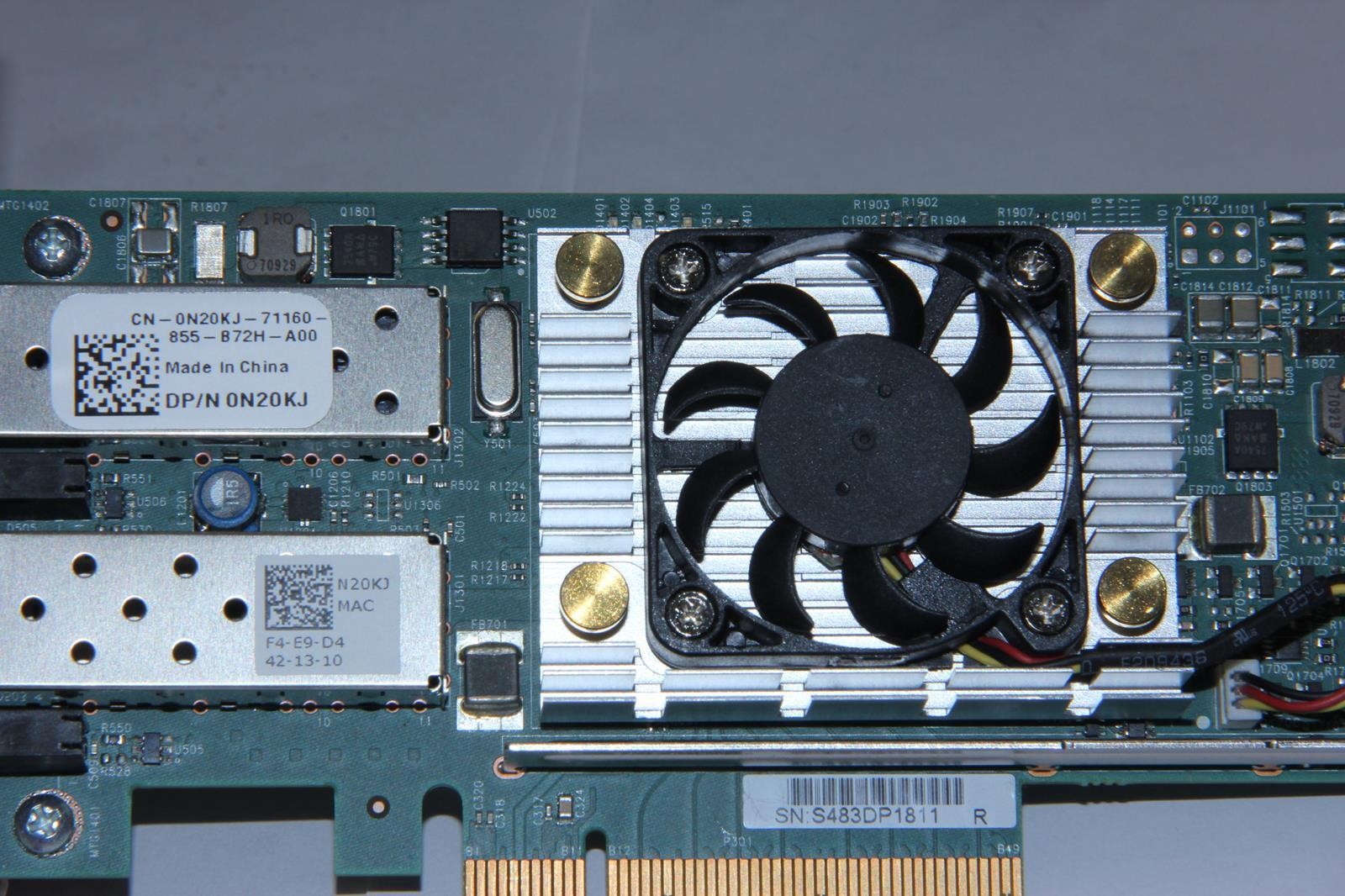 DELL 0N20KJ 10GbE Network Adapter with Full Size Bracket