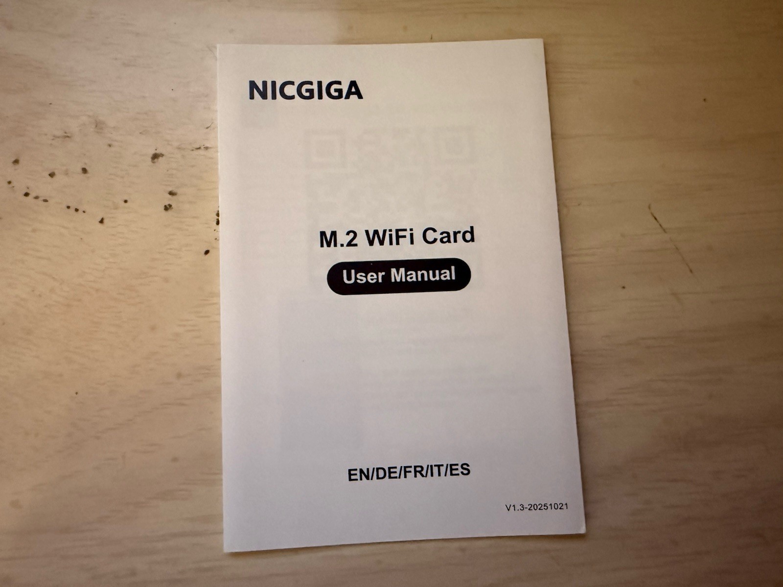 WiFi 6E Wireless Card Intel AX210 NGW Bluetooth 5.3 Tri-Band 5400Mbps Network