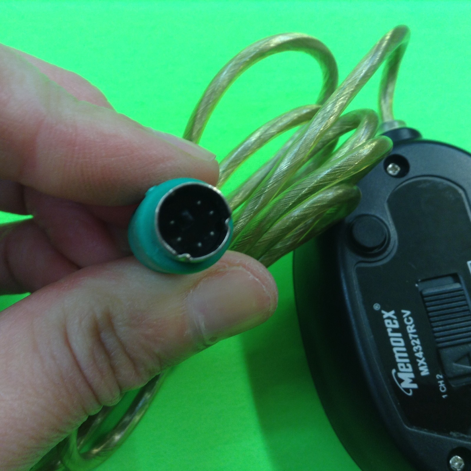 Ps/2 Wireless Mouse Receiver Part MX4327RCV Memorex (Mouse NOT Included)