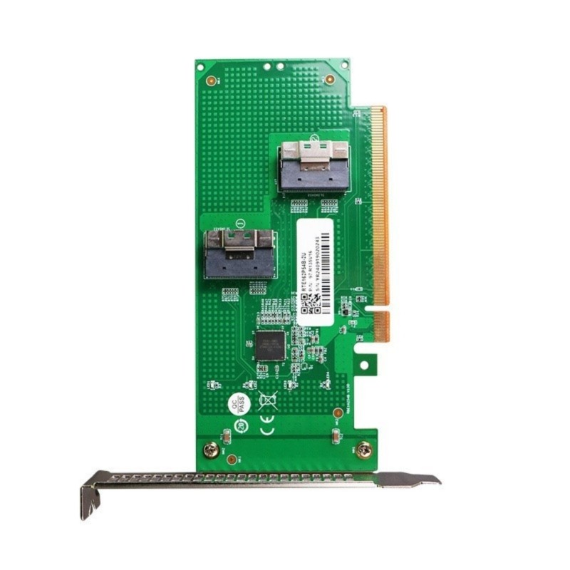 PCIe4.0 X16 Extension Card with Double SFF 8654 Port For Fast Data Servers