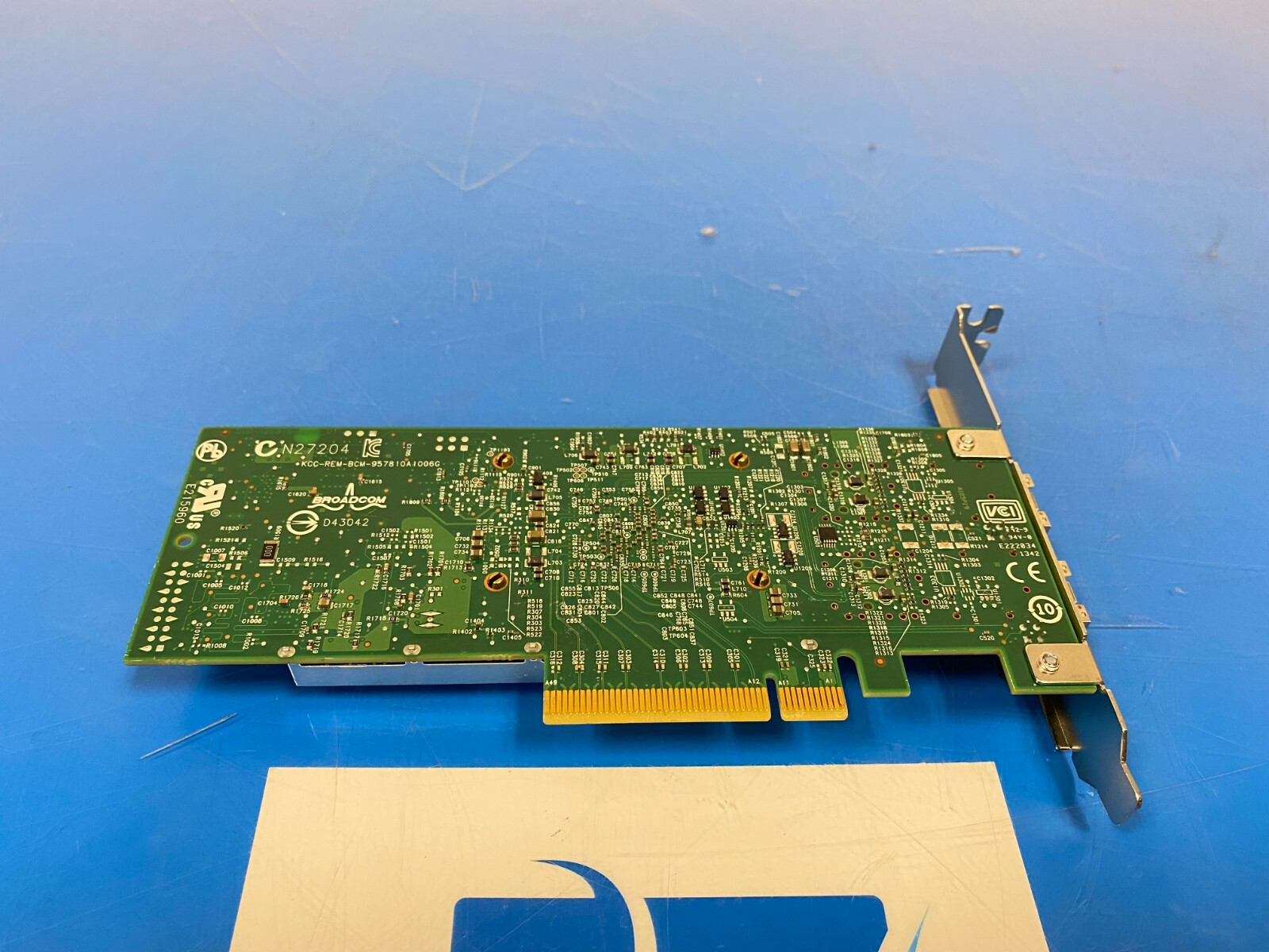 DELL 0N20KJ BROADCOM 57810 10GB DUAL PORT SFP+ Network Card PCI-E