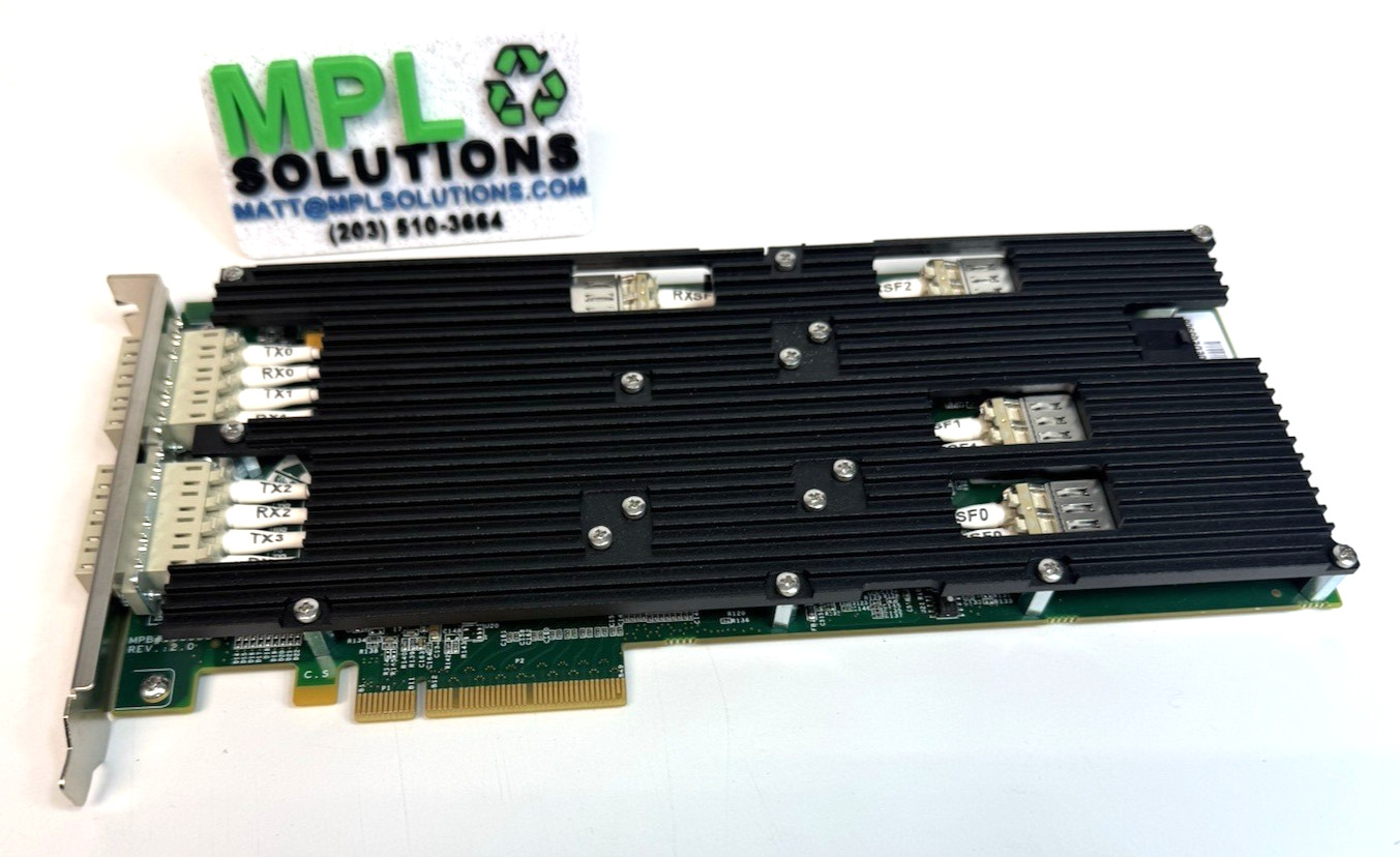 Silicom PE310G4BPI9-SR-SD 4-Port Fiber SR 10GbE PCIe Bypass Server Adapter