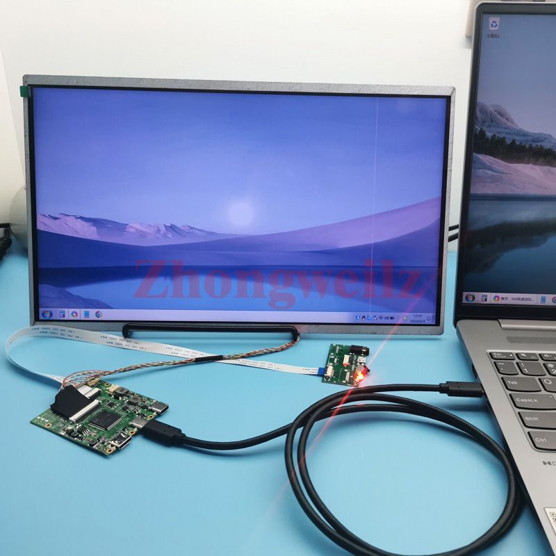 For LP140WH4-TLA1/TLB1 USB-C 40 Pin LVDS Mini HDMI 1366×768 Controller Board Kit
