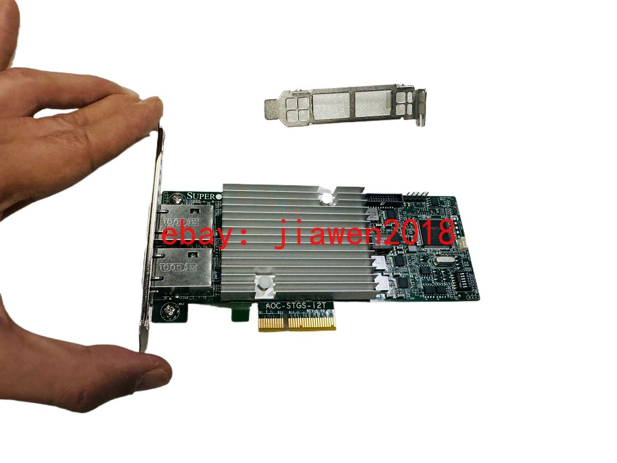 Supermicro AOC-STGS-I2T Std LP 2-port 10G RJ45, Intel X550 Network Card