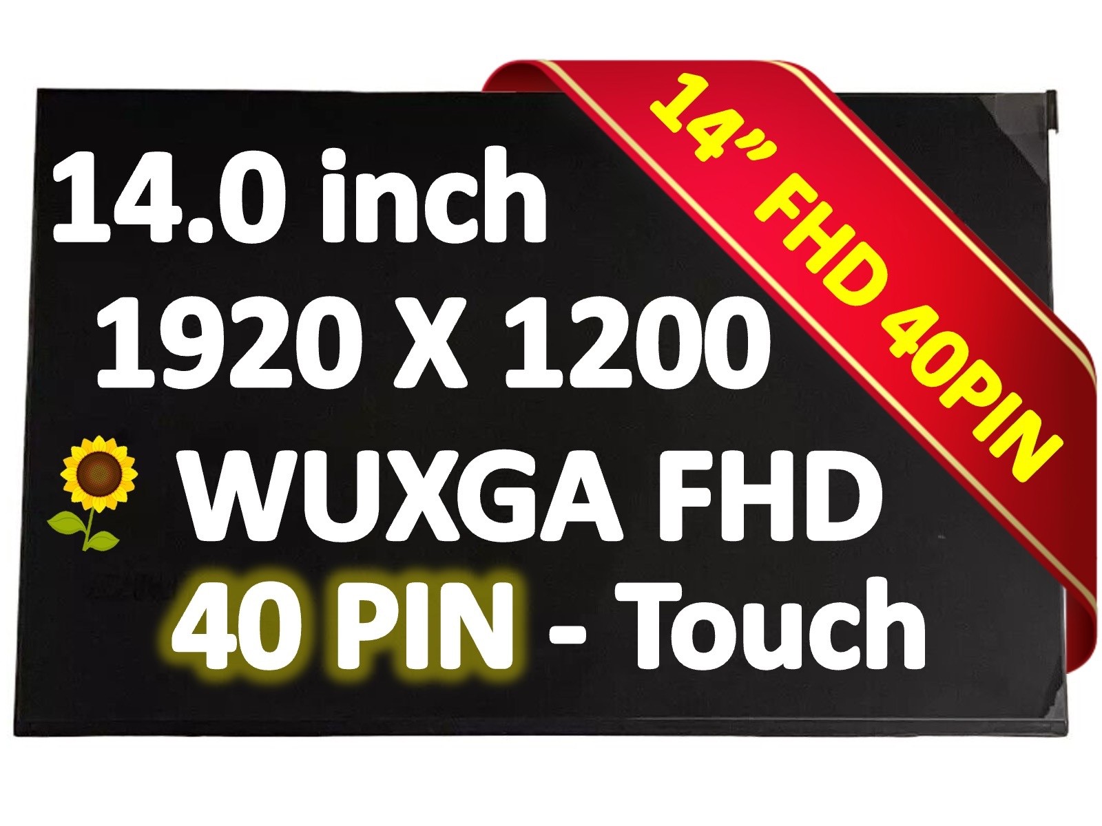 B140UAK02.J HW 0A Laptop LCD Touch Screen Panel EDP 1920*1200 NEW