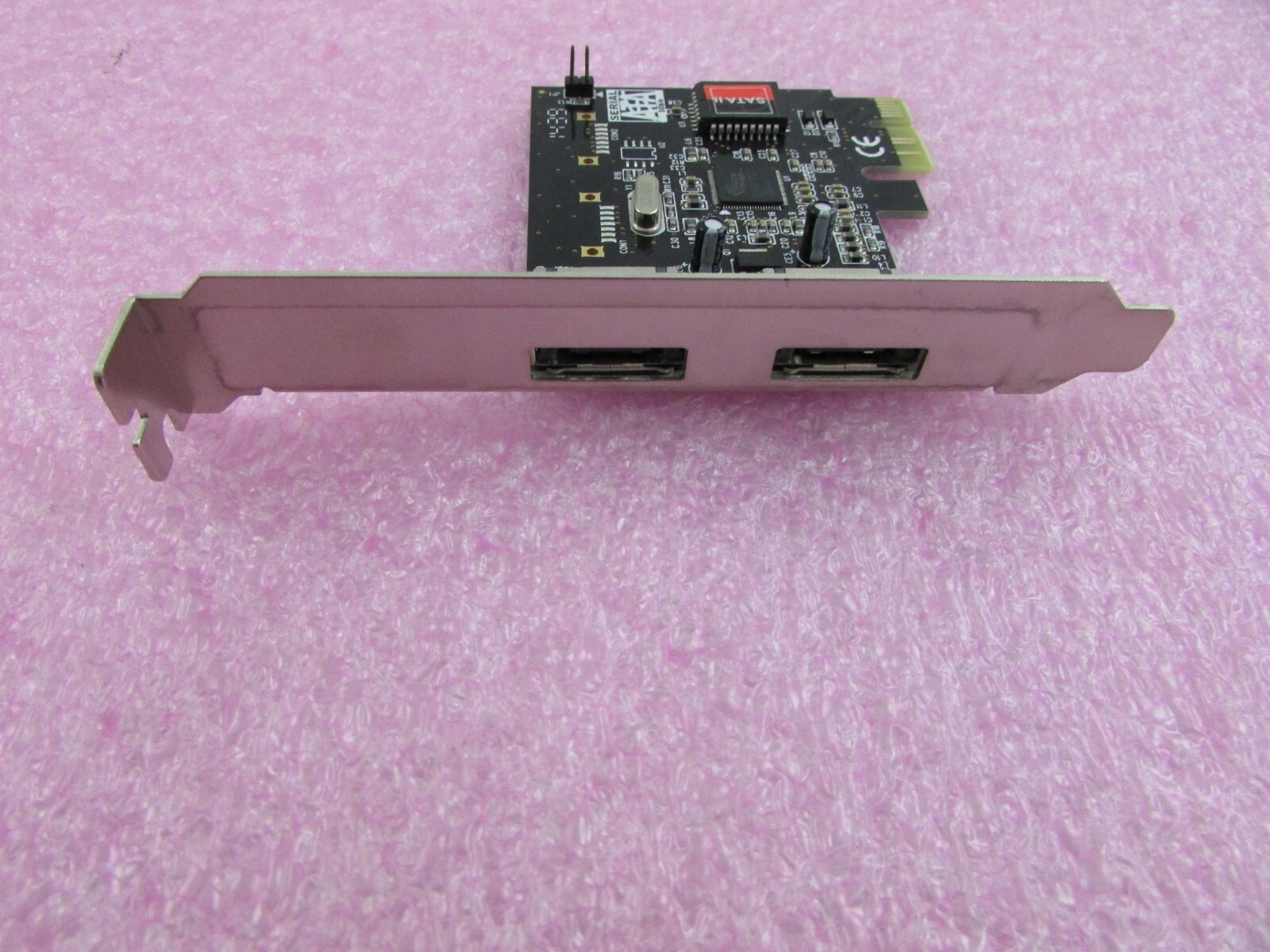 Syba SD-SA2PEX-2E SIL3132 2-Port eSATA II PCI-e RAID Card Full Height Bracket