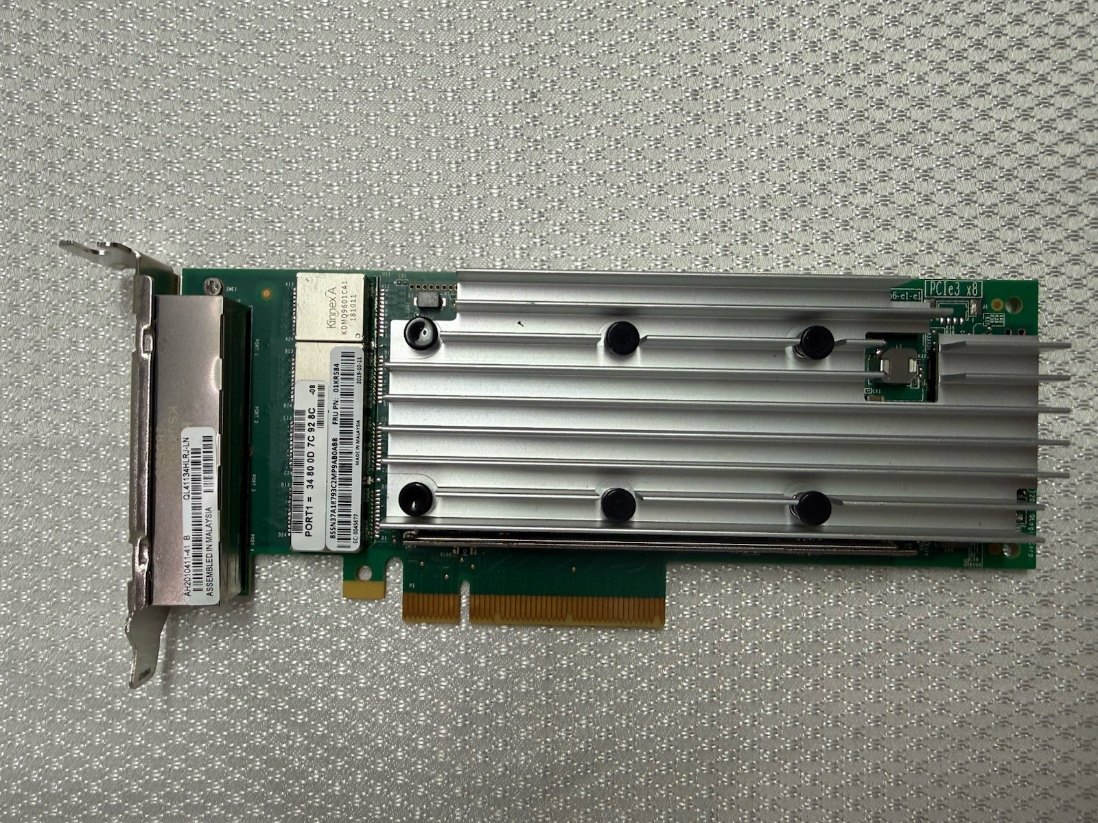 LENOVO QLogic Marvel QL41134HLRJ QL41134 10GB 4Port PCI-E Adapter 01KR584 FH