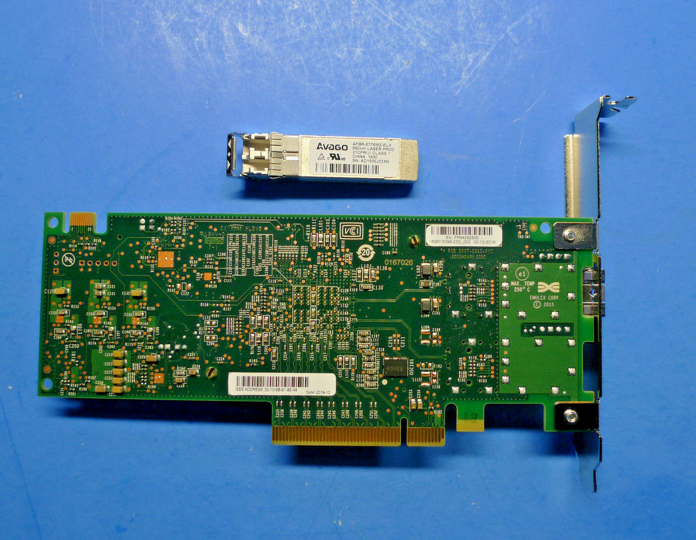 Emulex LPE31000 Fiber Channel 16GB Single Port Host Bus Adapter Dell 3T3T7