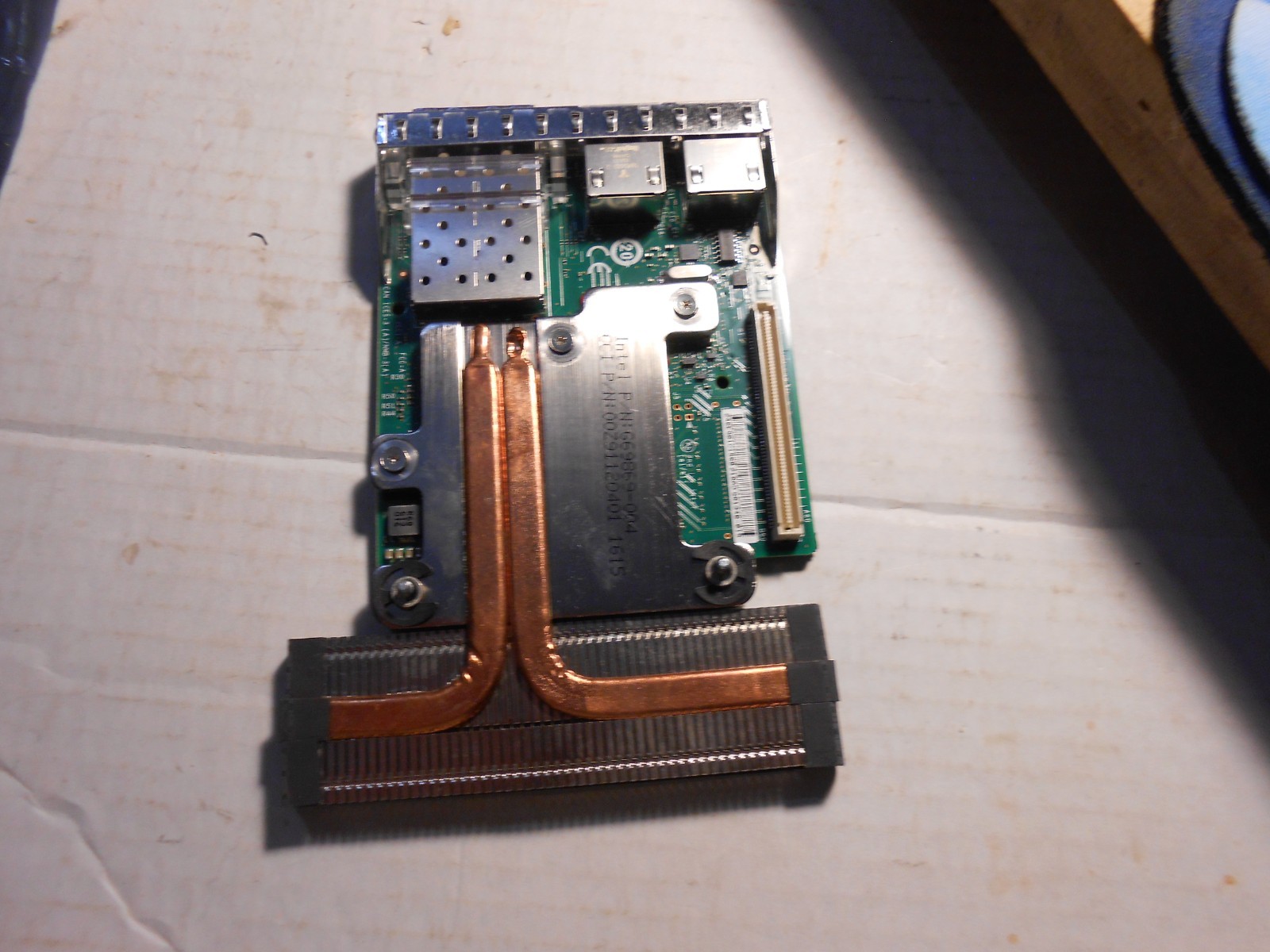 PAIR DELL C63DV INTEL R730 X520 10GB 13501GB QUAD PORT NETWORK CARDS