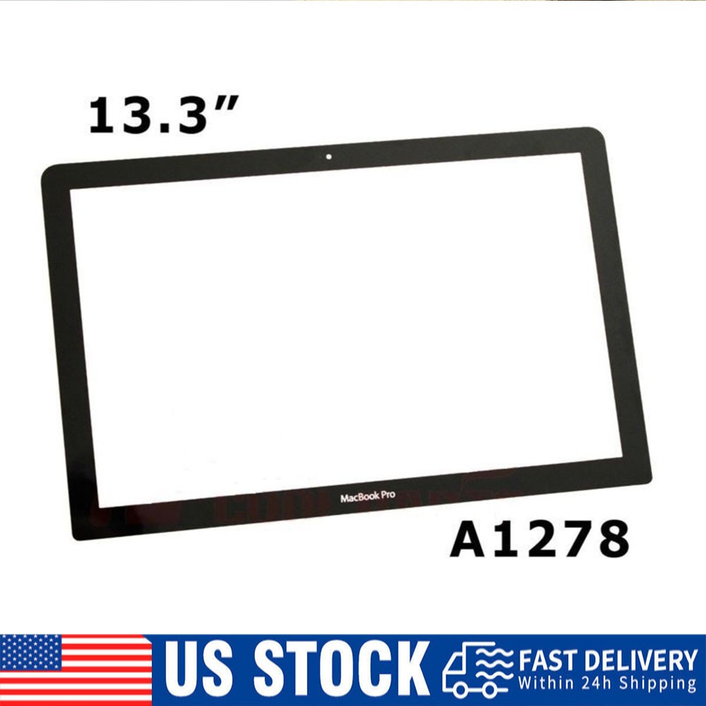NEW 13.3″ MacBook Pro Unibody A1278 Cover LCD Glass Lens SCREEN Front 13″ Inch