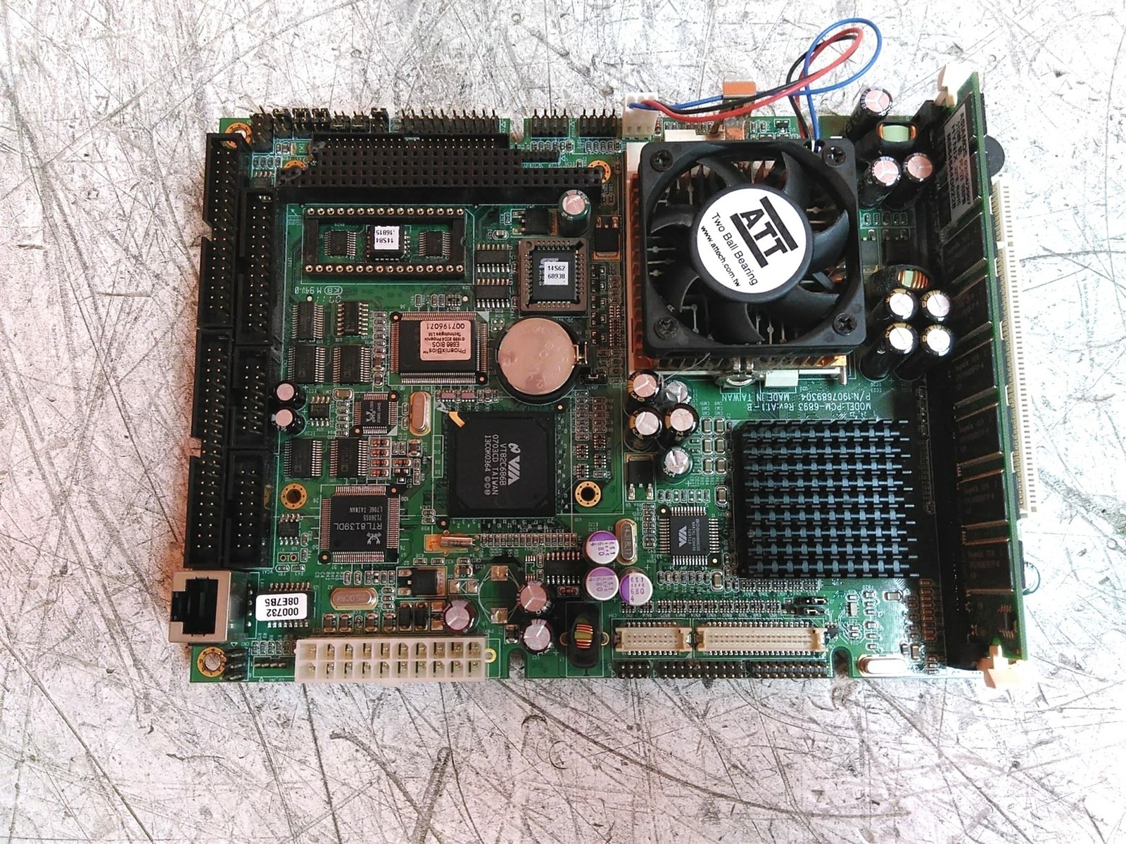 AAEON PCM-6893 Compact Motherboard Intel Pentium III 512MB See Description