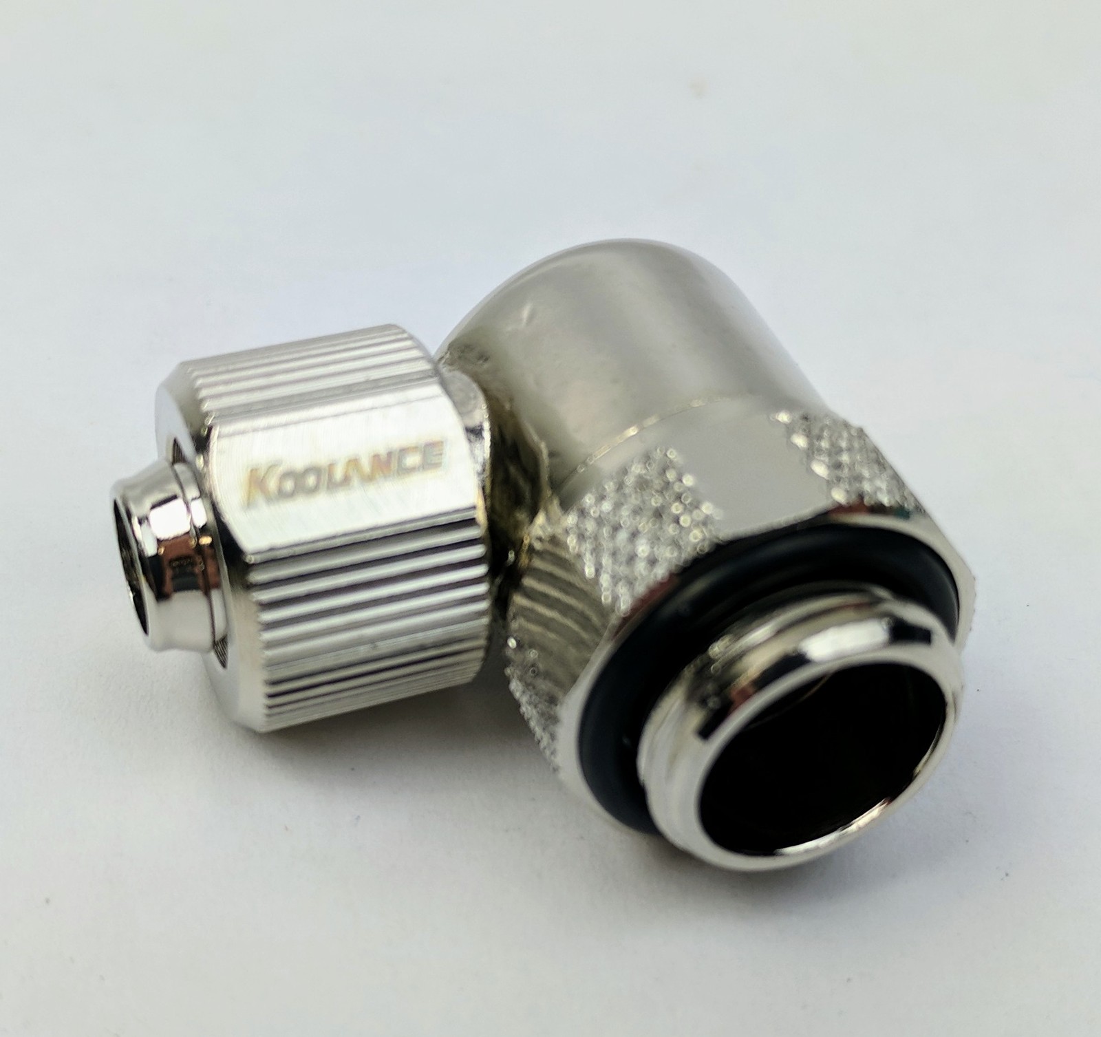 Koolance NZL-L06 Single Nozzle Water Cooling Swivel Angled 6mm Lot of 2