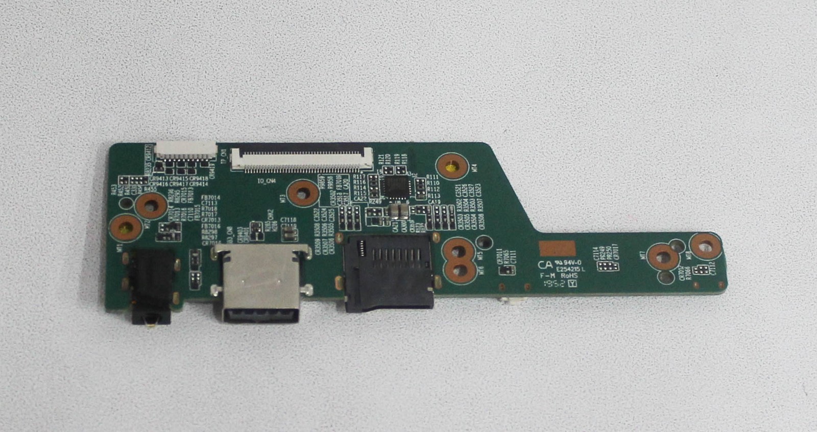 Y116A-IOR100 Evoo Usb Audio Card Reader Pc Board W/Cable Tev-C-116-1-Pr”GRADE A”