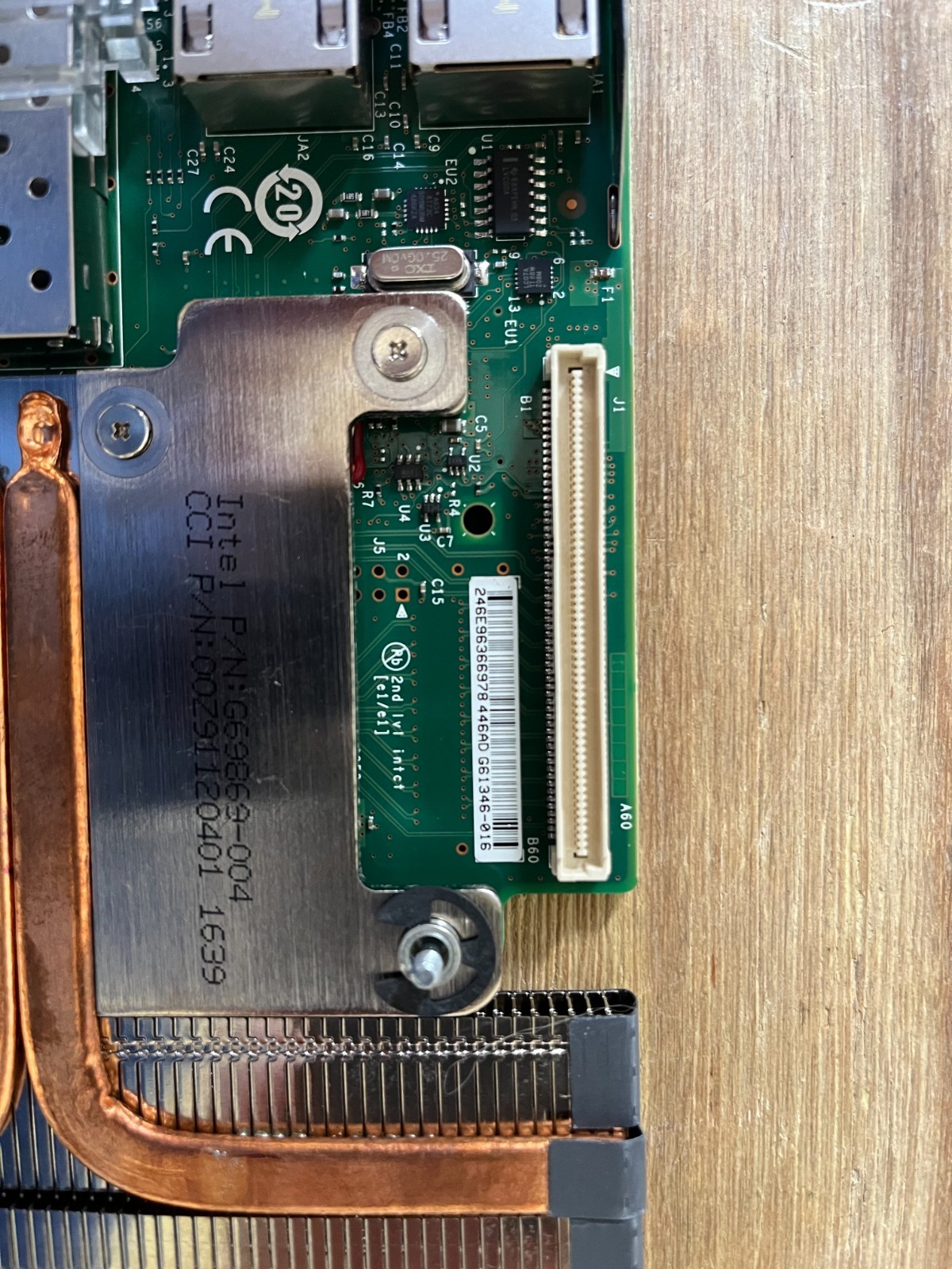 Dell Intel X520 Dual 10Gb SFP & I350 Dual 1Gb RJ45 rNDC (C63DV)