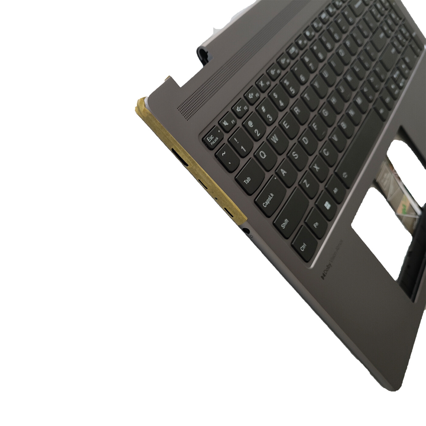 New For Lenovo Yoga 7 16 ARP8 83BS Palmrest Keyboard Arctic Grey HQ207220BR000