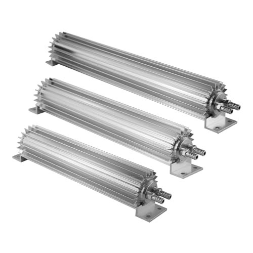 Universal 12” Aluminum Dual Pass Finned Transmission Oil Cooler W/Fittings