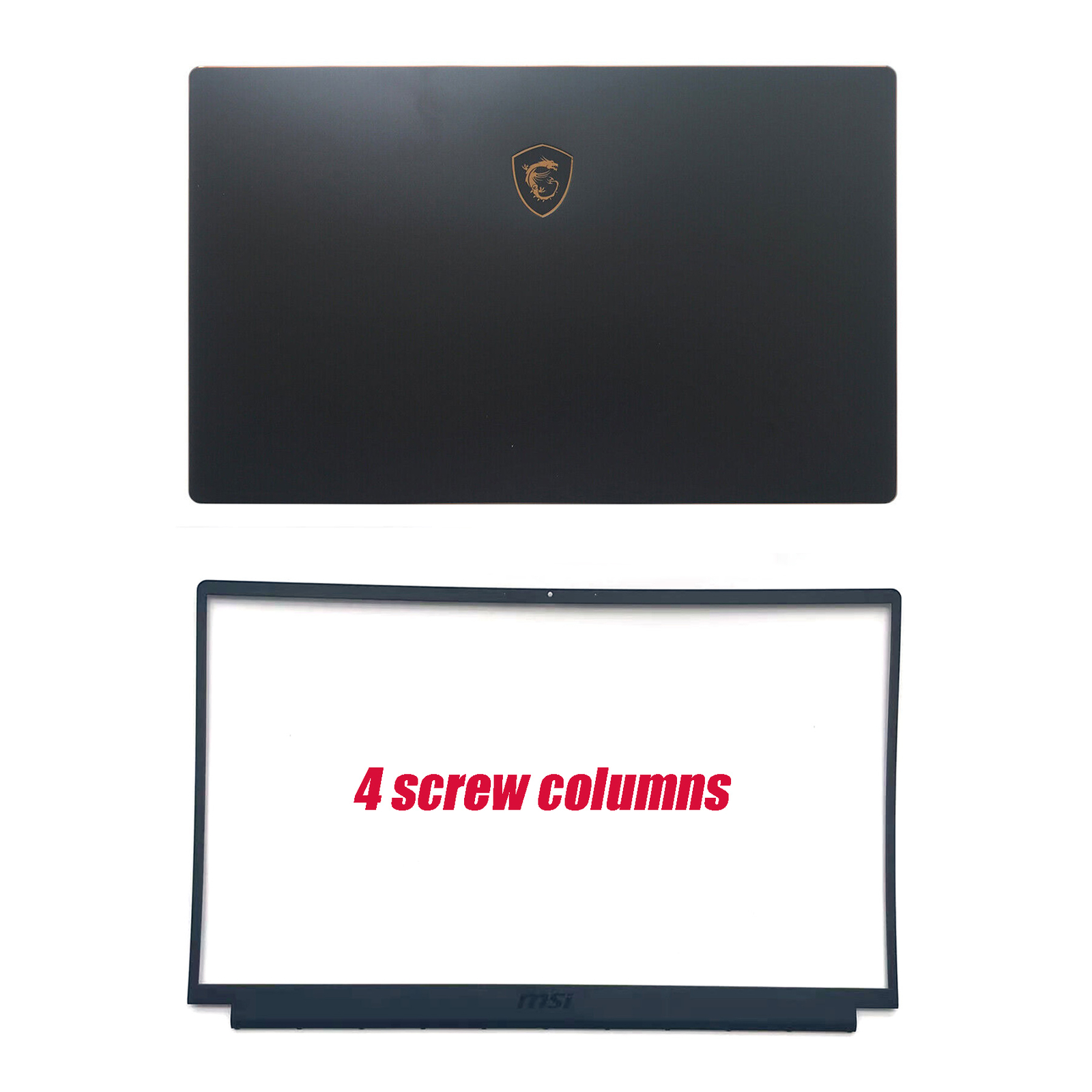 NEW LCD Back Cover+Bezel+Hinges For MSI GS75 STEALTH MS-17G1 3077G1A212