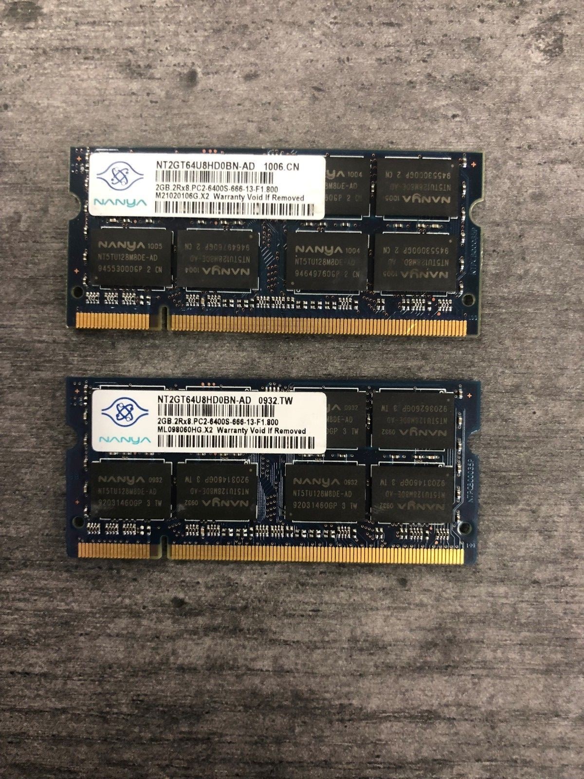 4GB (2x2GB) PC2-5300s DDR2-667MHz Laptop Memory SODIMM Intel 200pin US