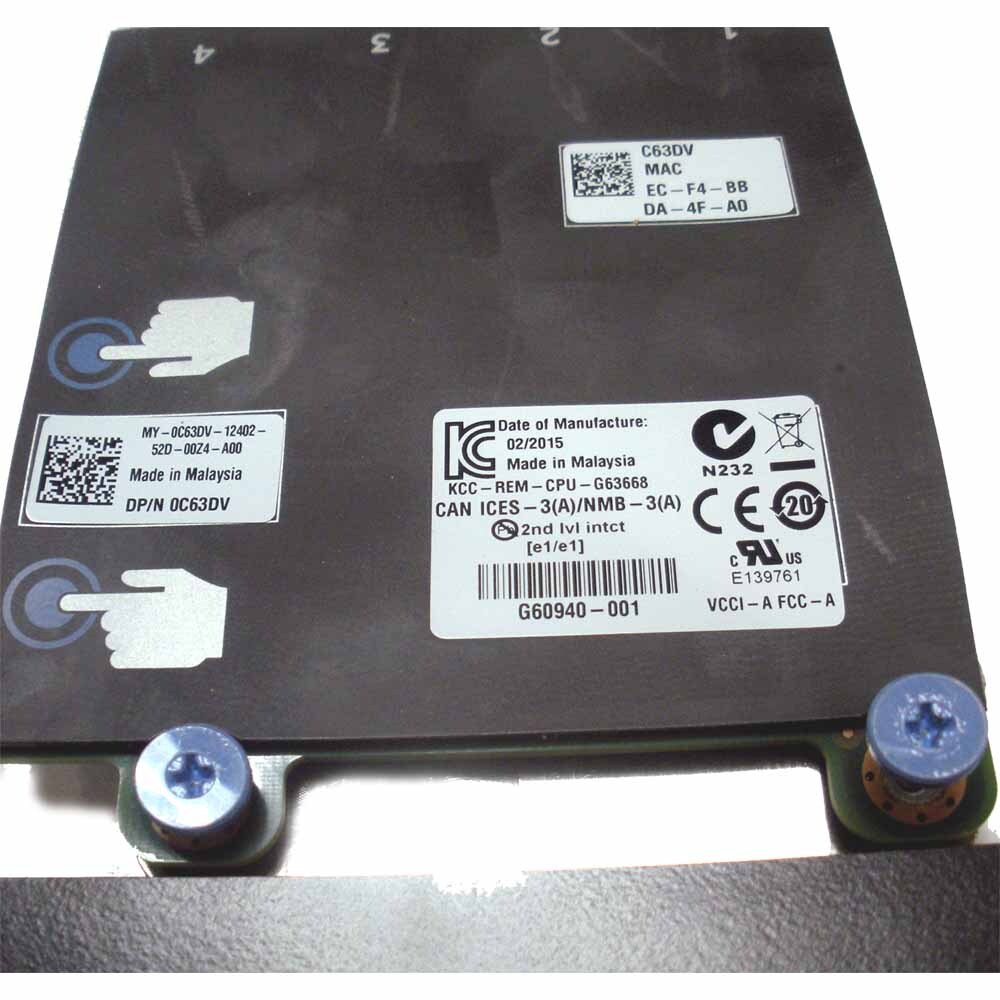 Dell C63DV Intel X520/I350 QP Network Daughter Card