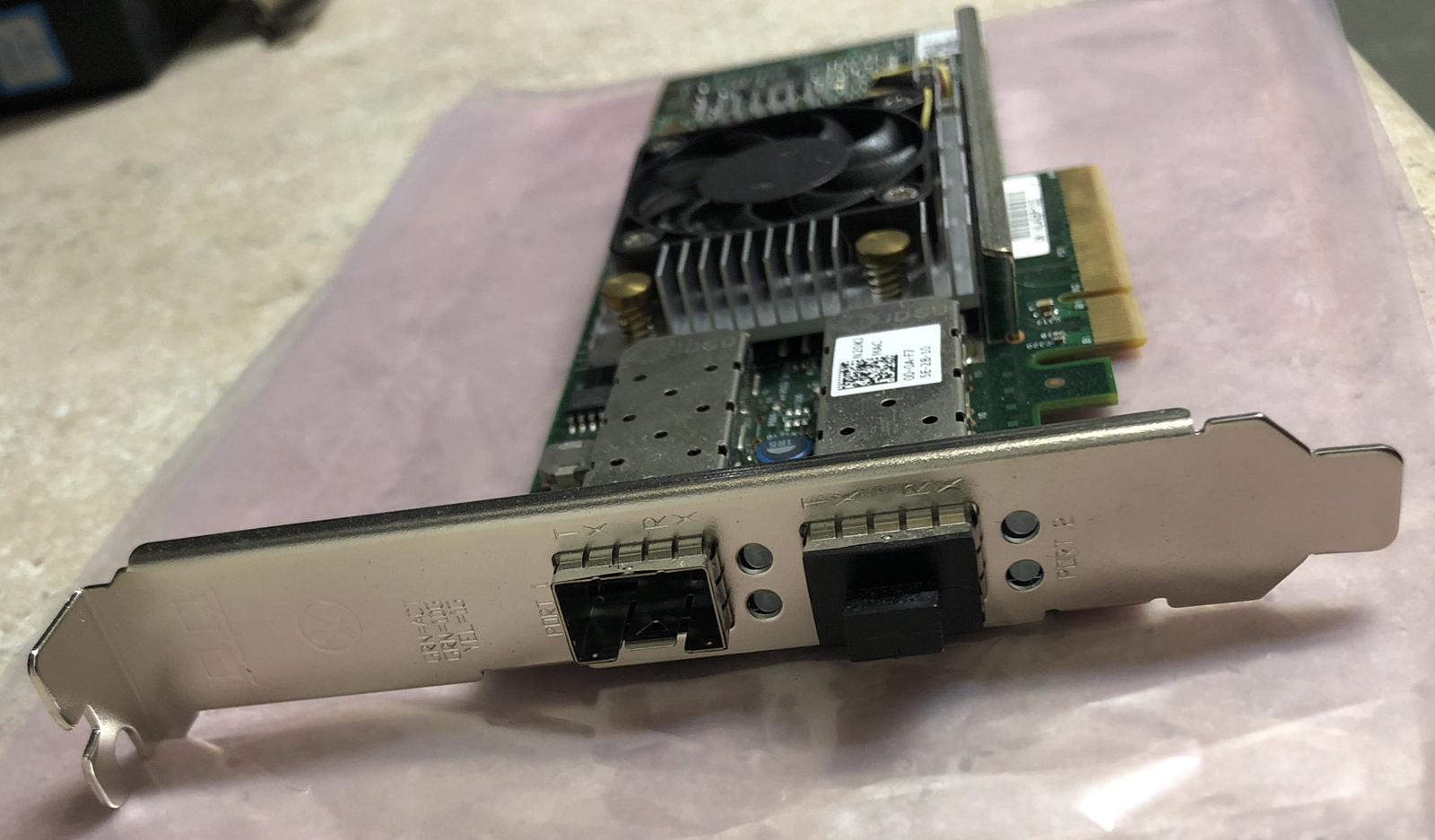 0N20KJ DELL BROADCOM 57810 10GB DUAL PORT PCI-E SFP+ NETWORK CARD N20KJ