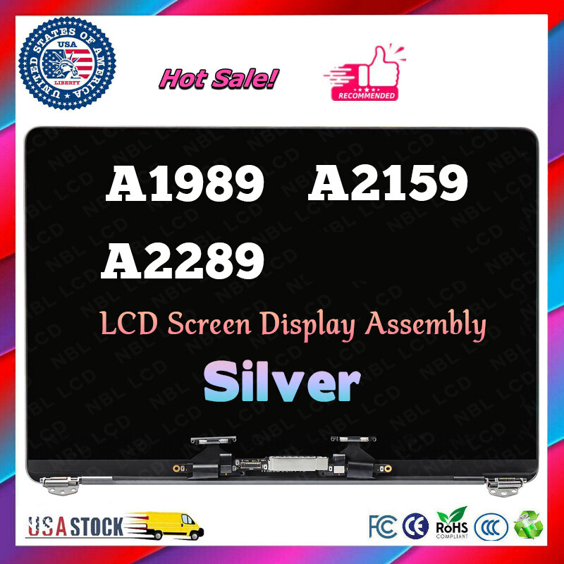 13.3″ For MacBook Pro A1989 2018 2019 661-10037 LCD Assembly Screen Replacement