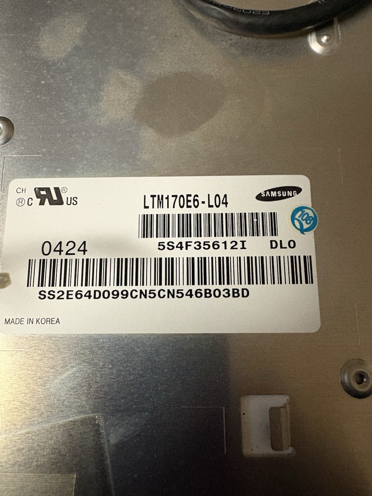 Samsung LTM170E6-L04 17″ LCD Panel Screen TFT-LCD, Tested Working