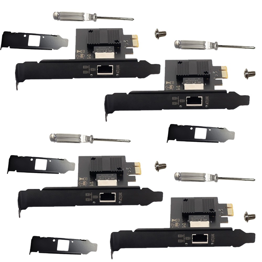2500Mbps PCIe to RJ45 Intel I226 Ethernet Network Adapters LAN Desktop Cards NEW