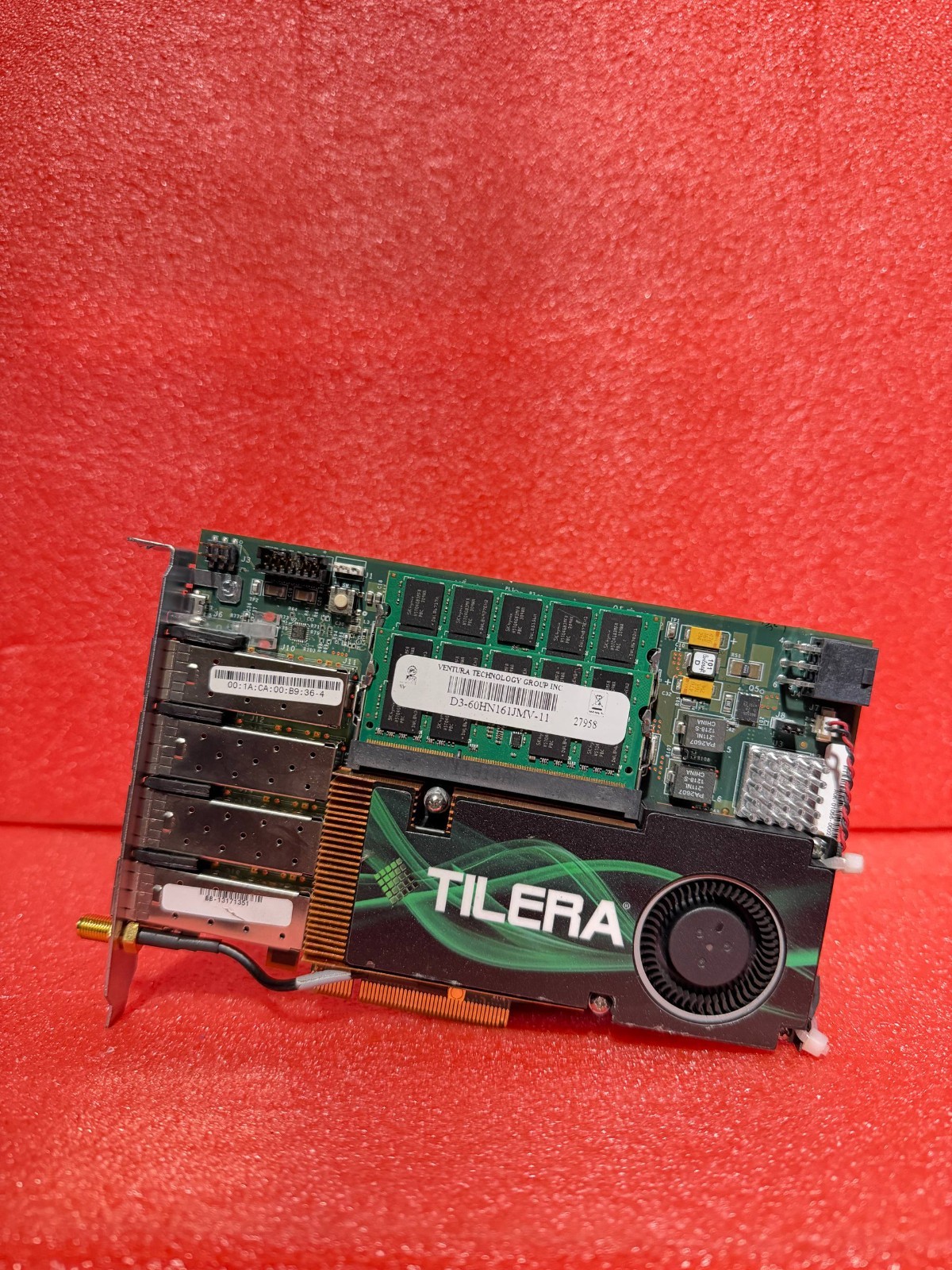 TILERA adapter 1.2GHz Gx36 Processor, 4x10GE SFP/SFP+ Crypto Acceleration