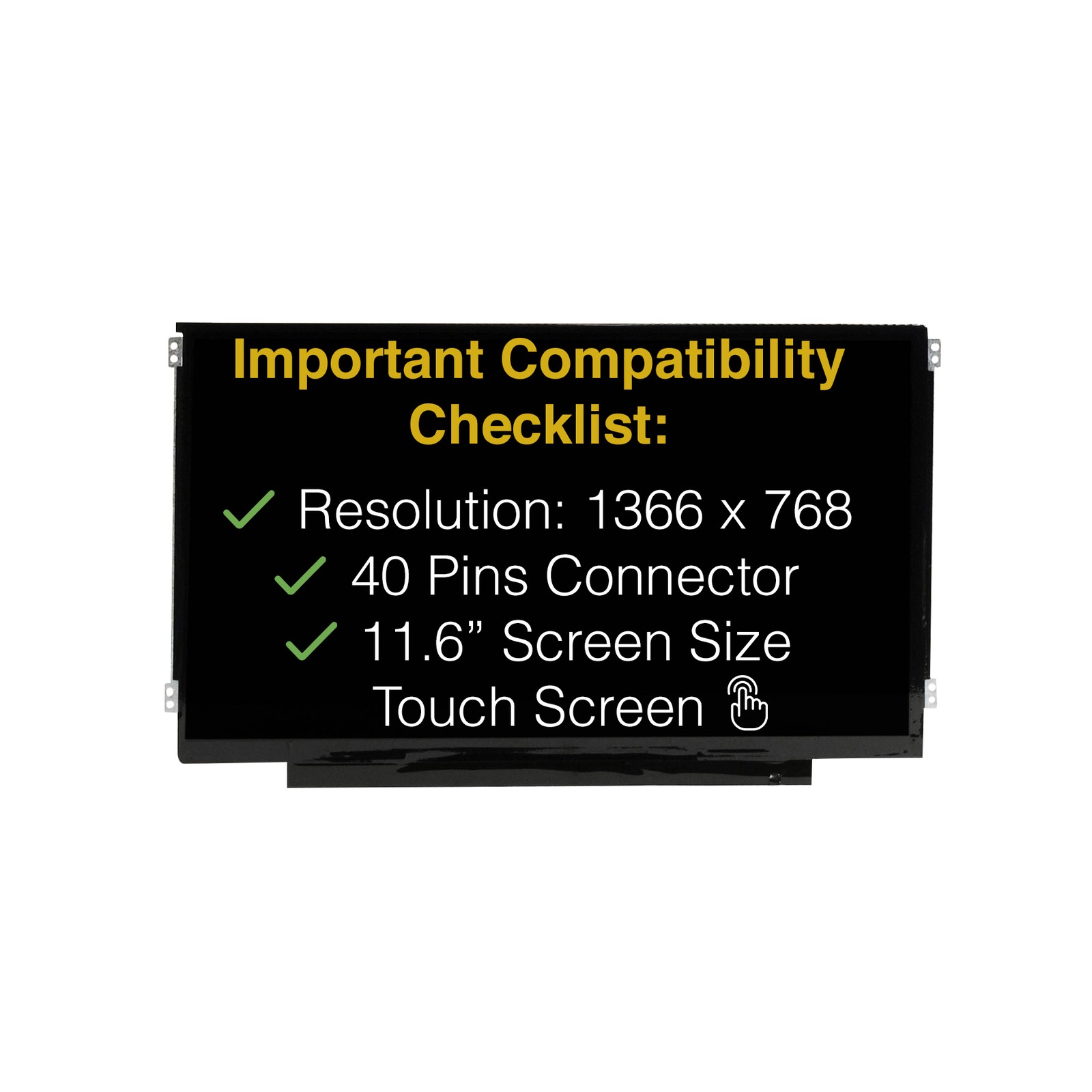 HP FORTIS 11 G9 Q CHROMEBOOK 40 Pins Touch Screen Replacement LCD LED Display HD