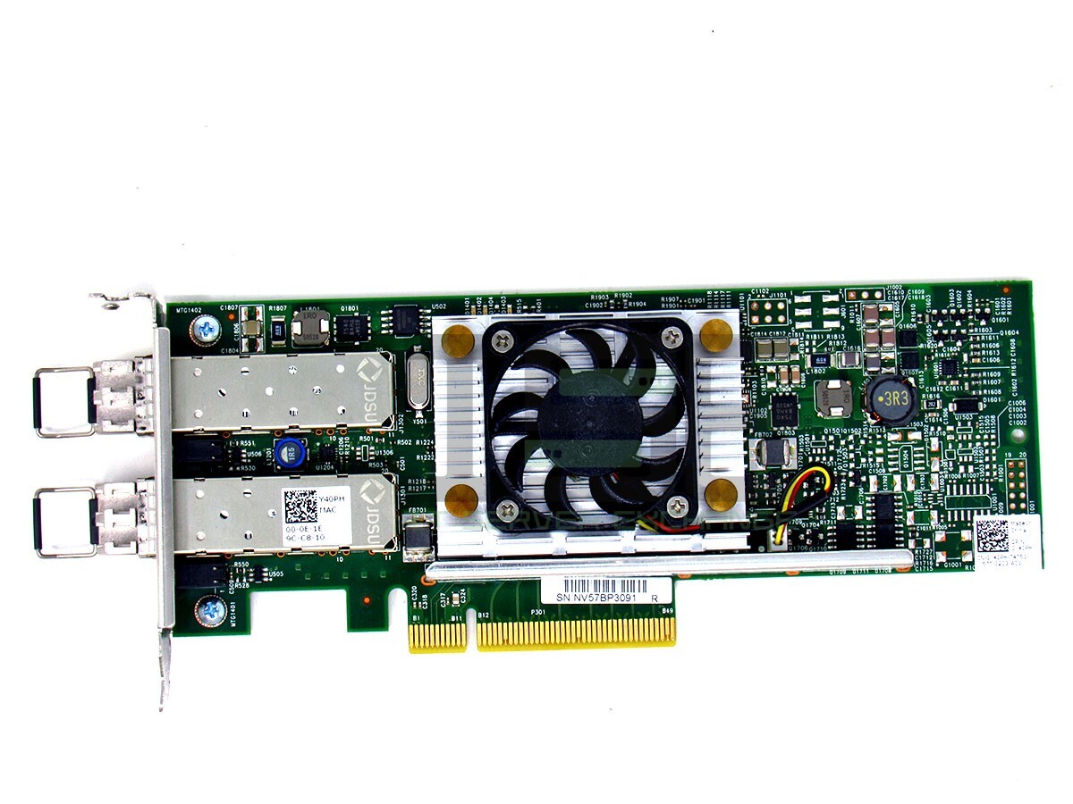Dell Y40PH Broadcom 57810 Dual Port 10GbE Converged Network Adapter 2x SFP’S