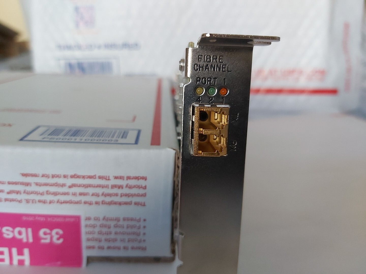 QLogic QLE2460-E PCI Express x4 Fiber Channel 4Gbps Adapter Short BRACKET!!!!