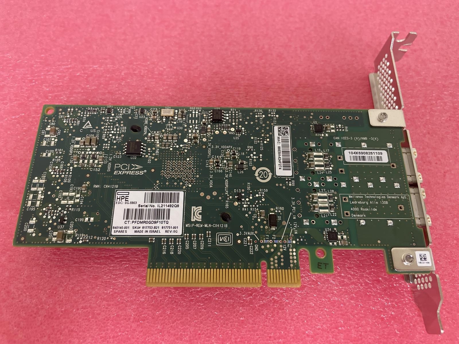 HPE 817753-B21 DUAL-PORT ETHERNET ADAPTER
