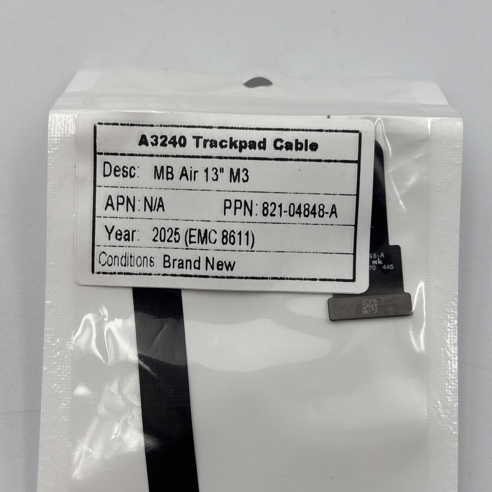 Trackpad for MacBook Air 13.6 M4 2025 A3240 Midnight Blue 661-50126 821-04848-A