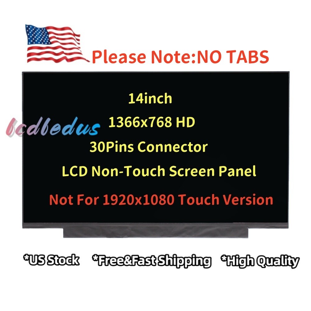 CHIMEI INNOLUX N140BGA-EA4 REV C3 LED LCD Screen HD 1366×768 14” 30pins TESTED