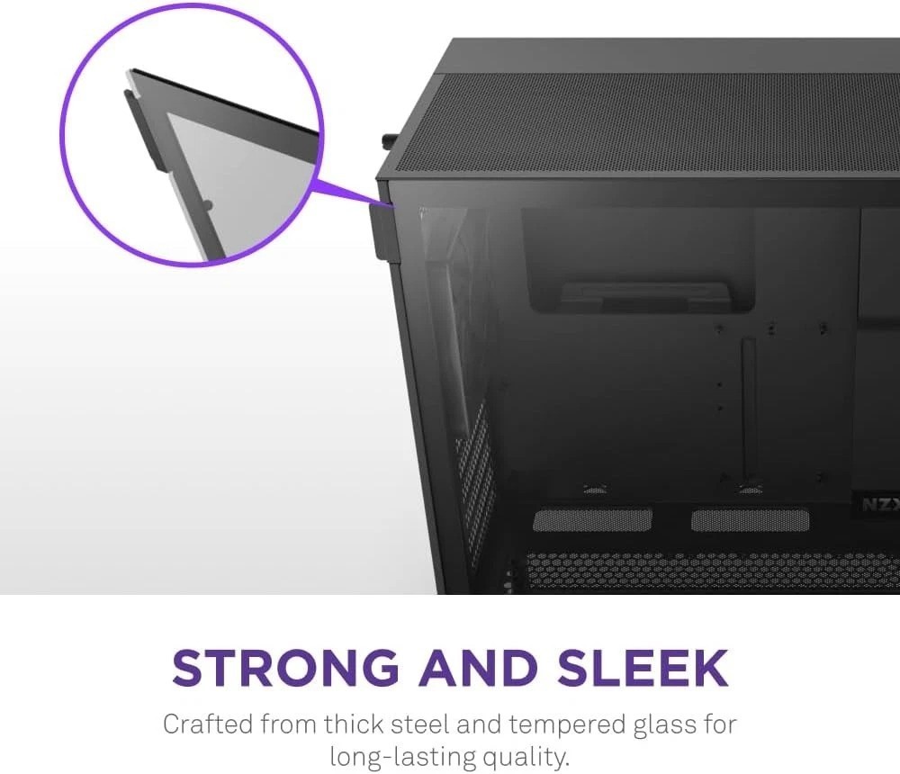 High Airflow H5 Flow 2024 ATX Mid-Tower Case – 360mm Radiator Support Included