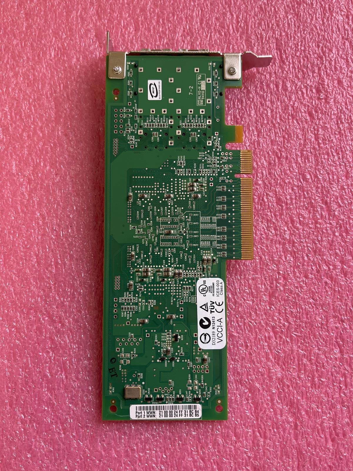 QLOGIC QLE2562 DUAL-PORT 8GB FIBRE CHANNEL HBA PCIE 2.0 X8