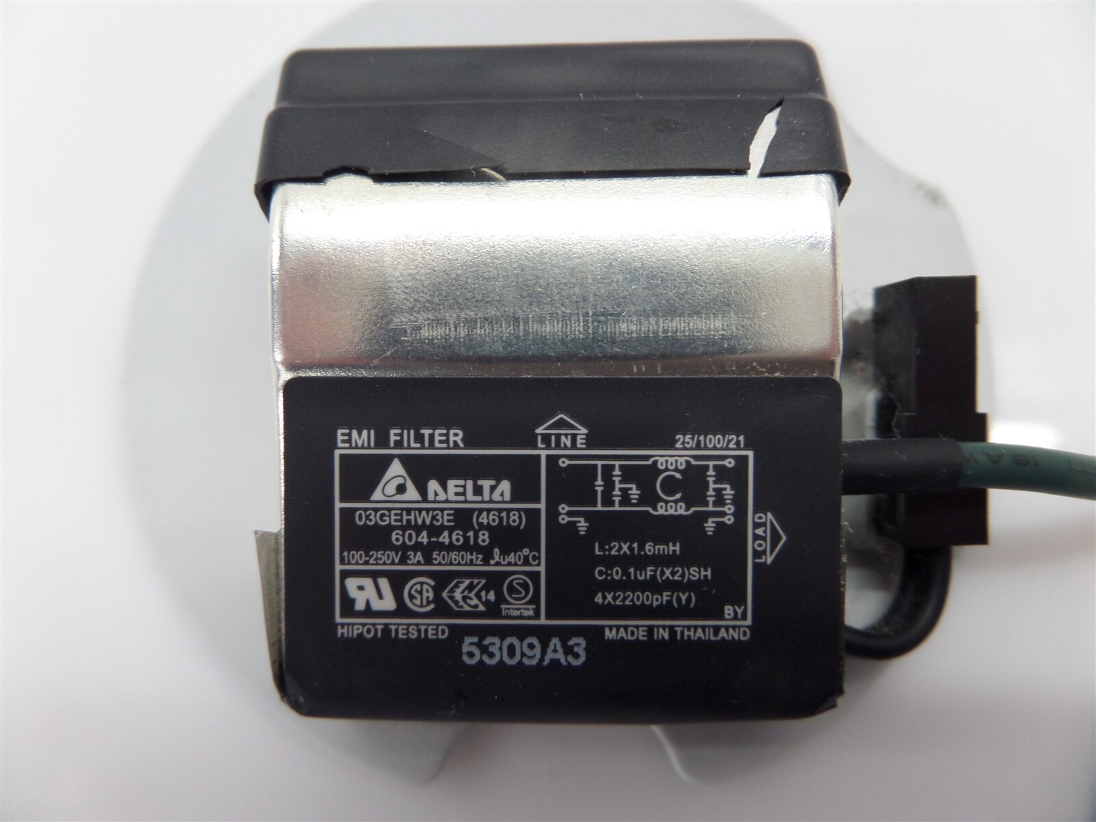 Apple iMac 21.5″ A1418 Delta Power Port AC Inlet Plug 604-4618
