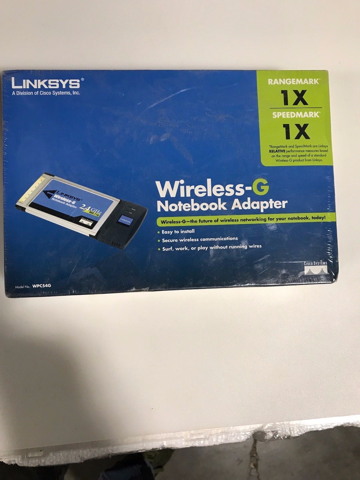 Linksys Wireless-G Notebook Adapter WPC54G