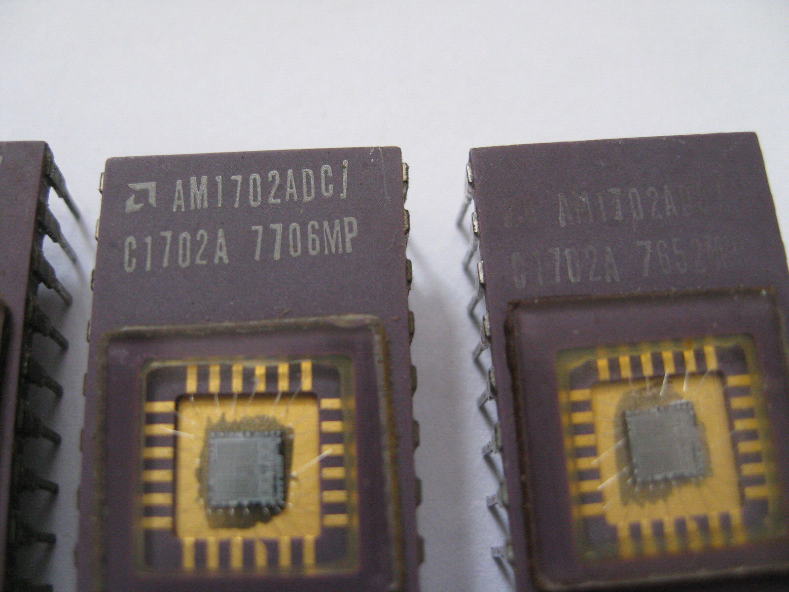 5 Advanced Micro Devices AMD AM1702ADC C1702A purple ceramic IC Intel 2nd Source