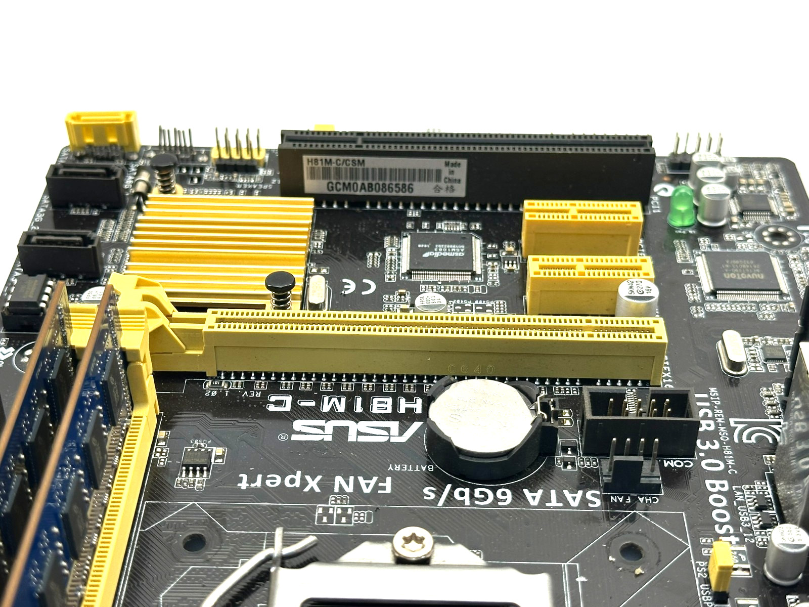 Asus H81M-C Intel LGA1150 DDR3 Desktop Motherboard MicroATX Socket H3