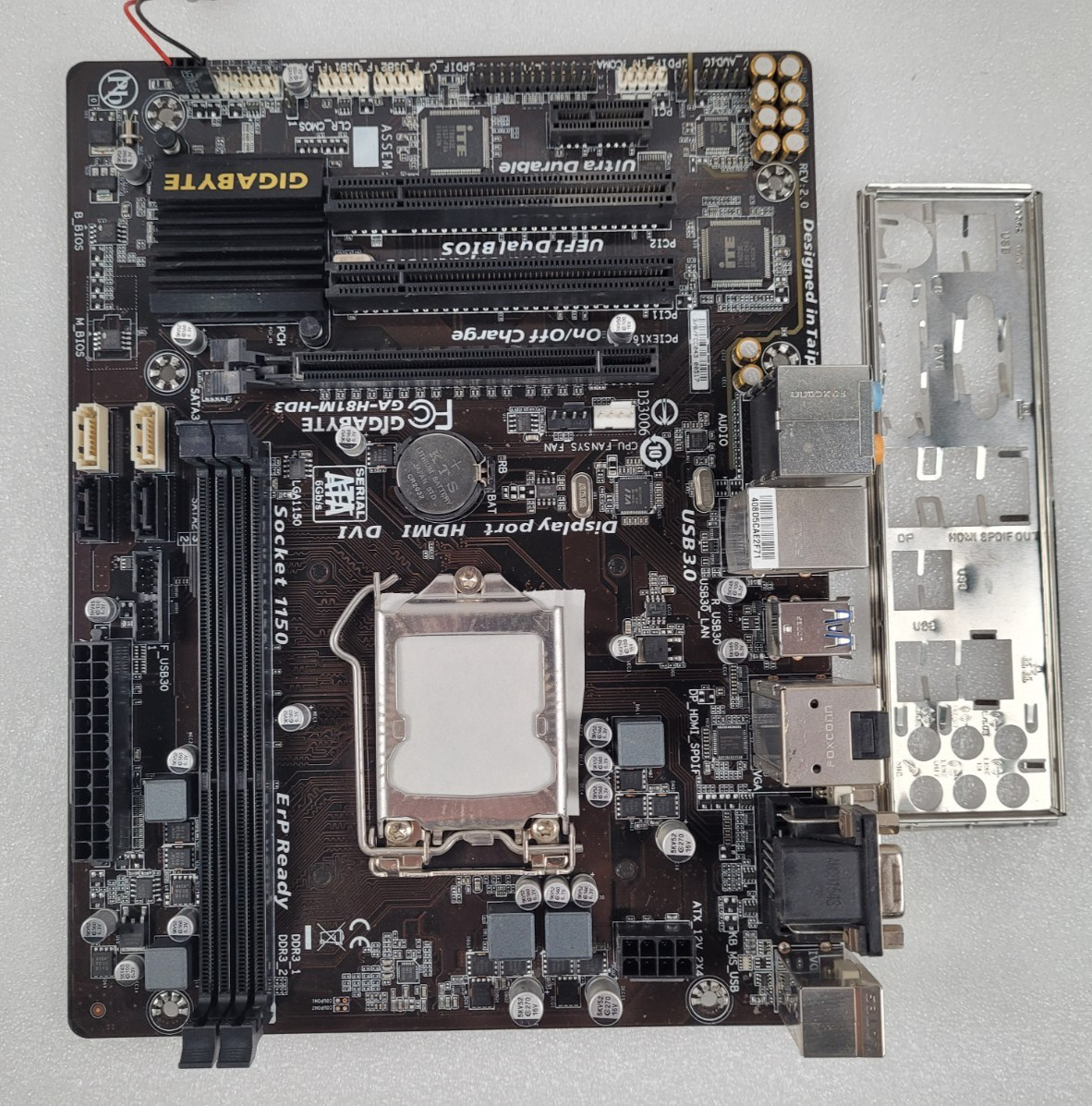 Gigabyte GA-H81M-HD3 Intel LGA 1150 mATX Motherboard; Tested